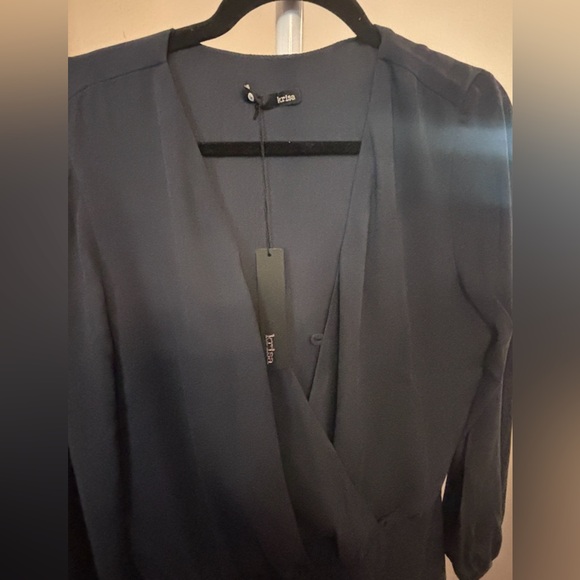 NWT Navy Blue Krisa Mini Dress. Sold on Revolve - Picture 3 of 4